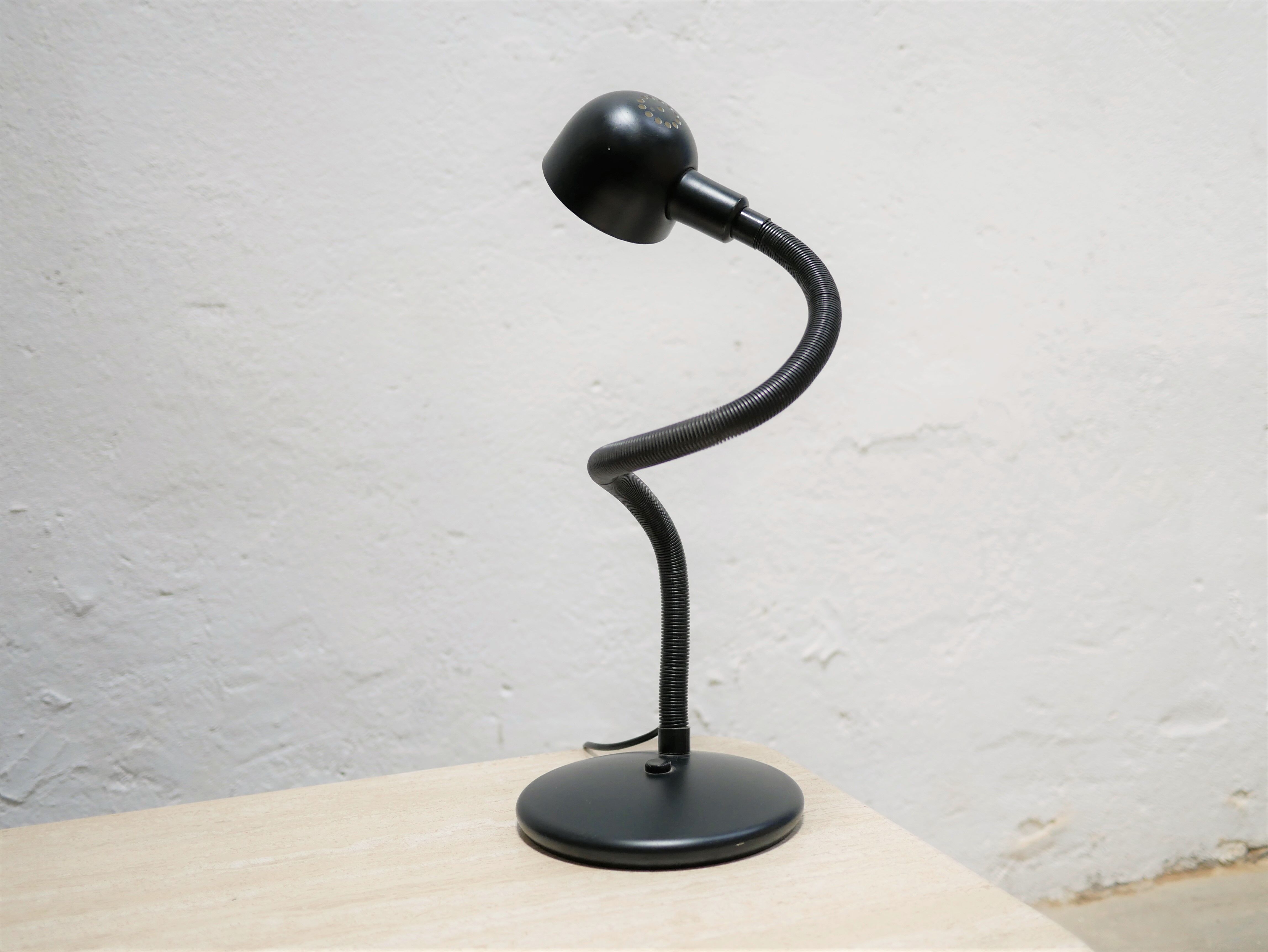 Black Vintage Hebi Snake Desk Lamp