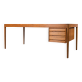 Mid-century modern teak desk by Torbjørn Afdal for Bruksbo, 1960s