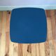 Tabouret formica bleu dur
