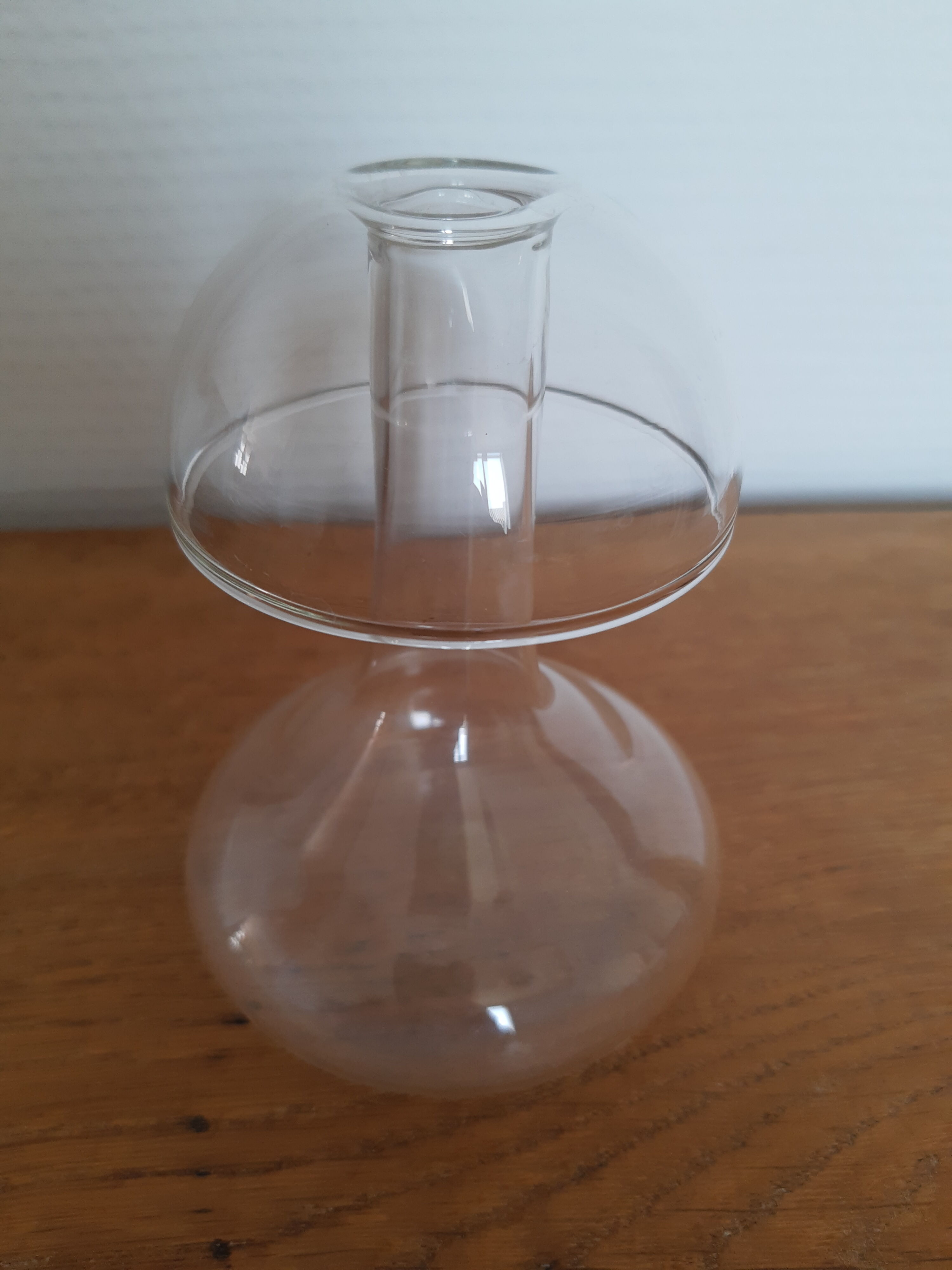 Soliflore in blown glass