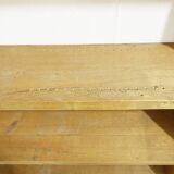 Brutalist shelf in solid wood - 1950s