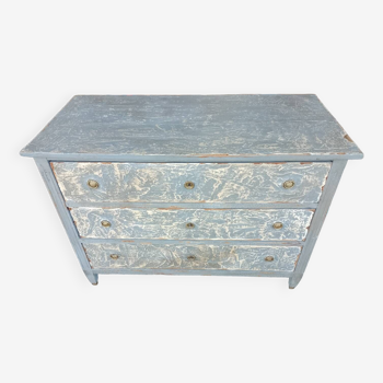 Commode style Louis XVI peinte