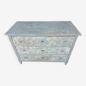 Louis XVI style painted chest of drawers