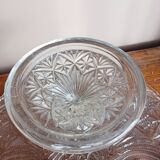 Cut glass cake stand