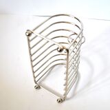 Vintage silver-plated toast rack with ball feet 1960 – Brunch Bistrot