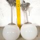 30 pendant lights, opaline chandeliers from the 50s