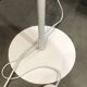 Danish glass globe floor lamp