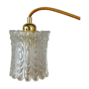 Baladeuse tulipe vintage en verre