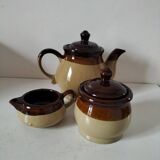 Ensemble théière, pot à lait et sucrier