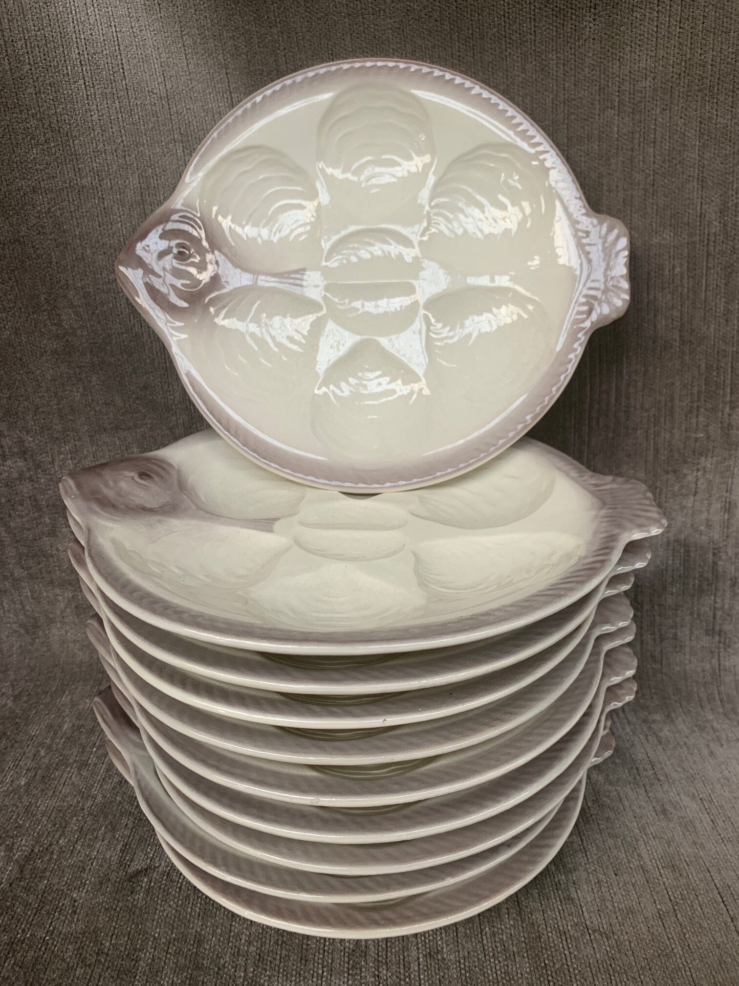 Series 10 old oyster plates.