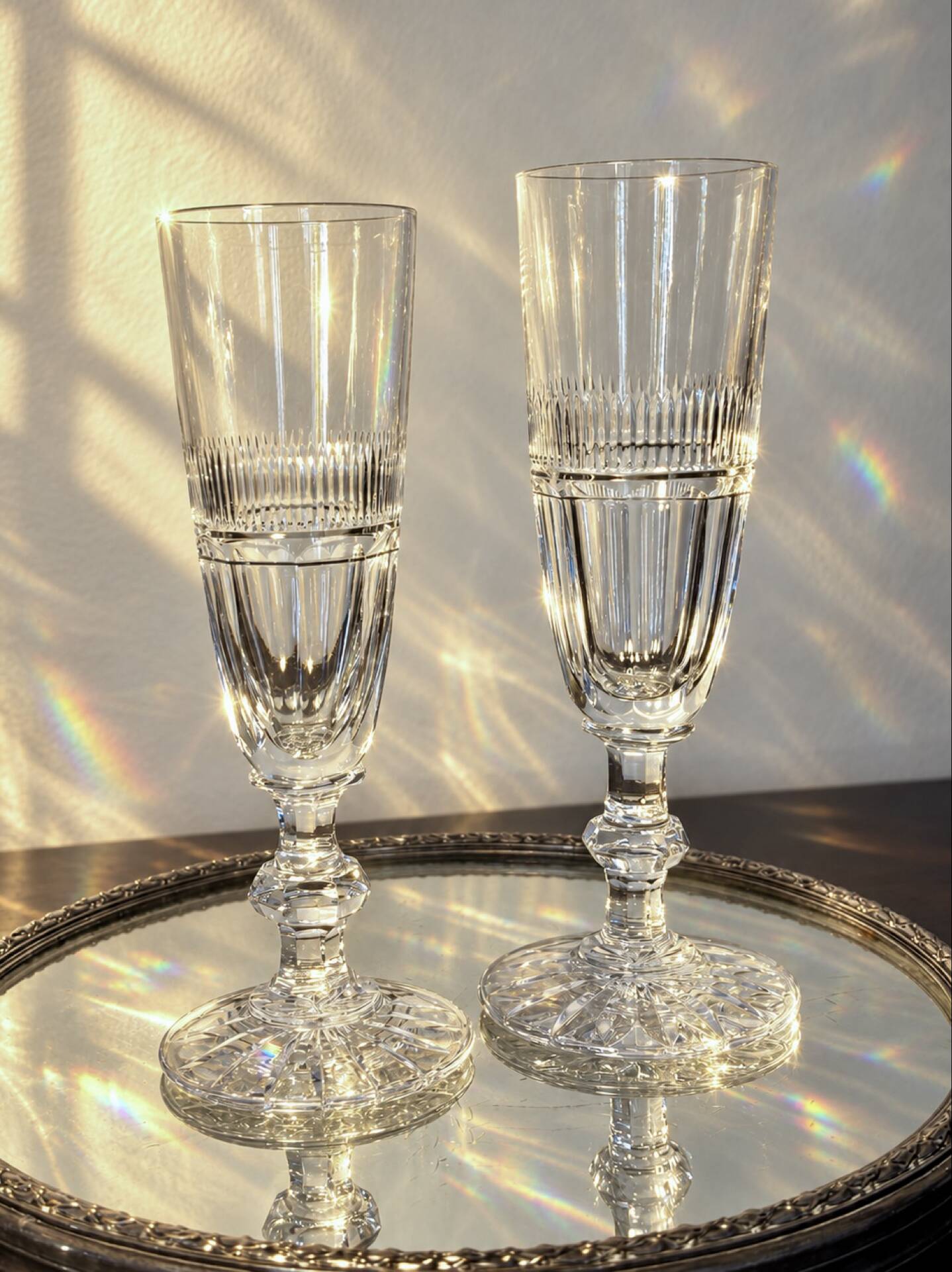 2 verres Saint Louis modèle Trianon