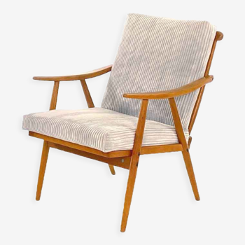 Vintage Boomerang armchair for Ton, 1960s