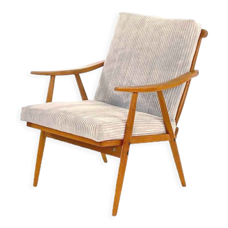 Vintage Boomerang armchair for Ton, 1960s