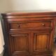Solid cherry TV stand made in France