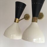 Wall lamp in the style of Italian creations of the 50s