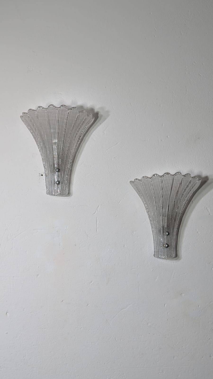 Barovier & Toso Murano Glass Wall Lamp