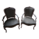 2 fauteuil cabriolet style Louis XV