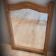 Wooden mustache mirror