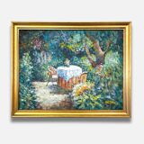 Tableau - Retraite d'été dans le jardin