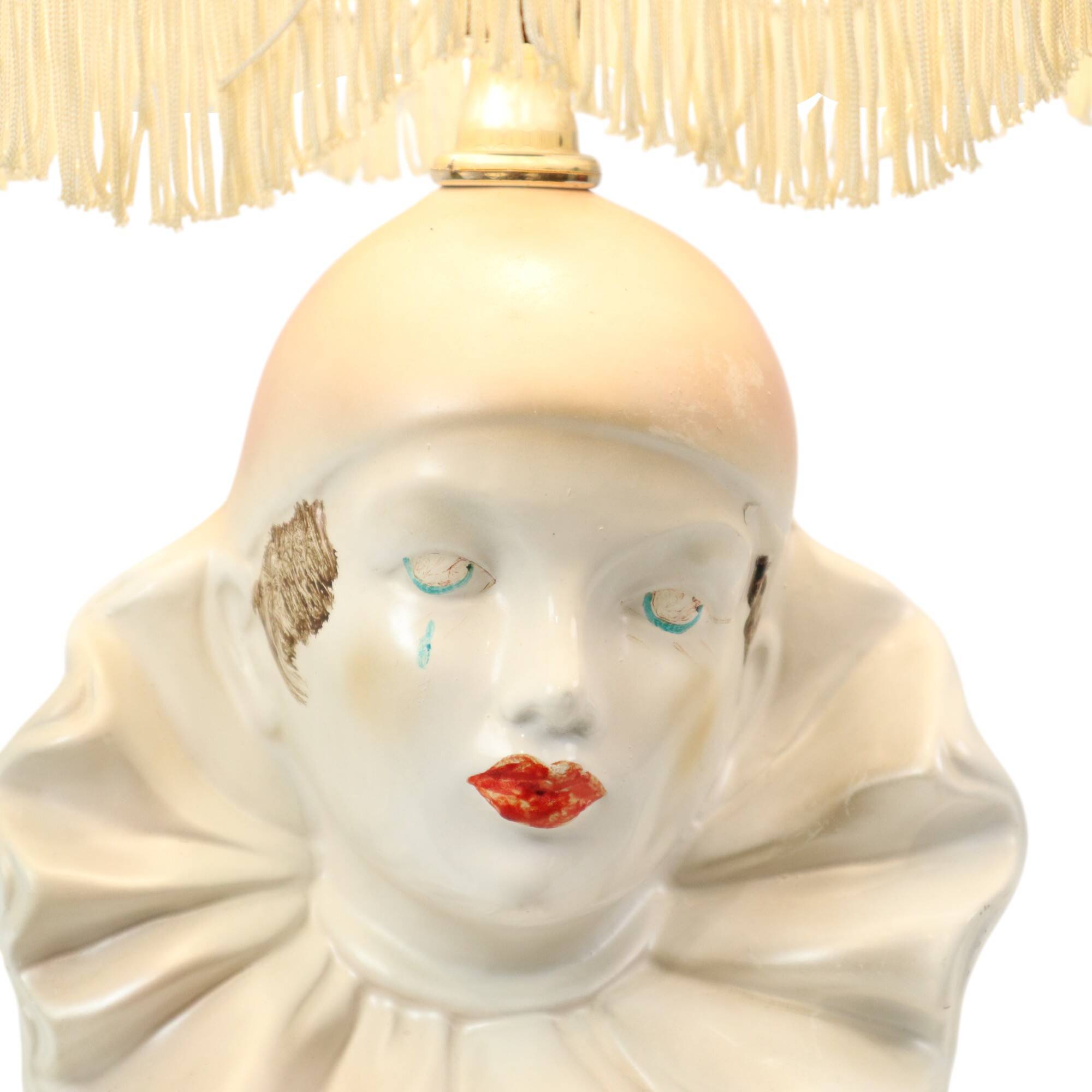 1970s Pierrot Lamp Table Lamp Lacquered Resin France