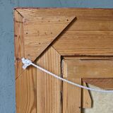 1951 Mid-Century Modern "Figures in Colour" Vintage Geometric Abstract Figurative Oil Painting, Fram