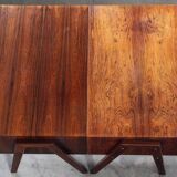 Vintage set of Danish rosewood bedside sewing nests attributed to Erling Torvits, 1960s