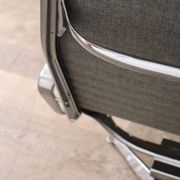 Early edition Eames EA124 Aluminium Group lounge chair by Herman Miller, 1970s