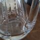 Art Deco crystal jug / pitcher