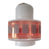Ceiling lamp in opaline 60s