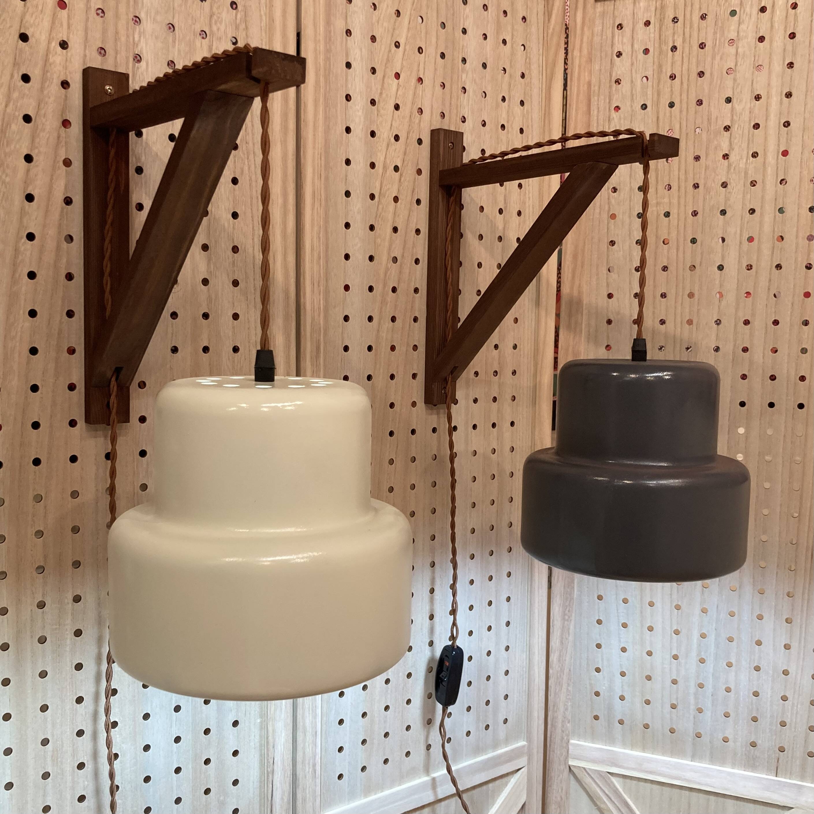 PAIR OF MODULAR WALL LIGHTS "JO HAMMERBORG" 1950.