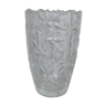 Vintage moulded glass vase
