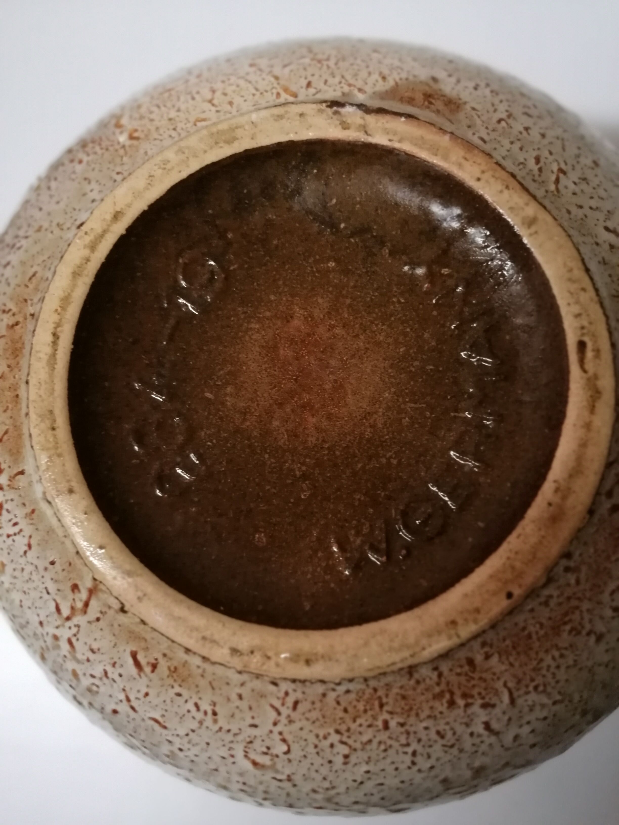West Germany ball vase