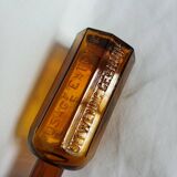 Apothecary bottle pharmacy bottle amber glass