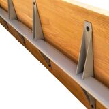 Large Pyramid bench HAY in oak - 250 cm - design by Wim Rietveld