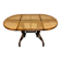 Vintage dining table with a cane top by Mundus from the 1970s.