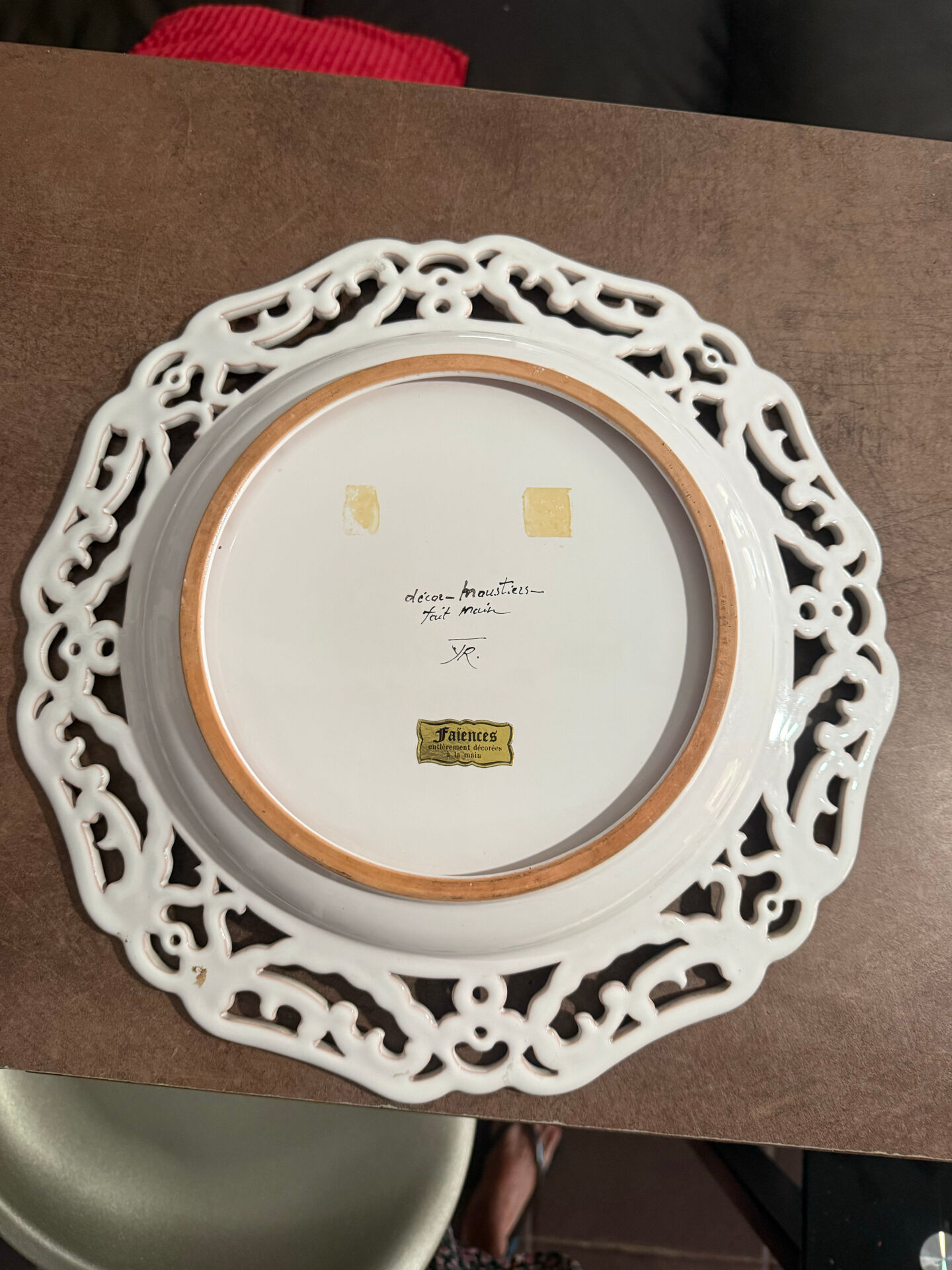 Serving dish Moustiers