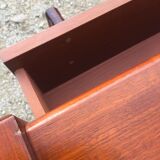 Scandinavian three-drawer chest of drawers in teak 70s
