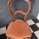 Ensemble paire de chaises basses chauffeuses style Louis Philippe