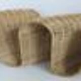 Door magazines wall in rattan Italy 70s