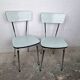 Pair of formica chairs
