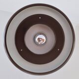 Dark brown Optima pendant lamp by Hans Due for Fog & Mørup, Denmark 1970s