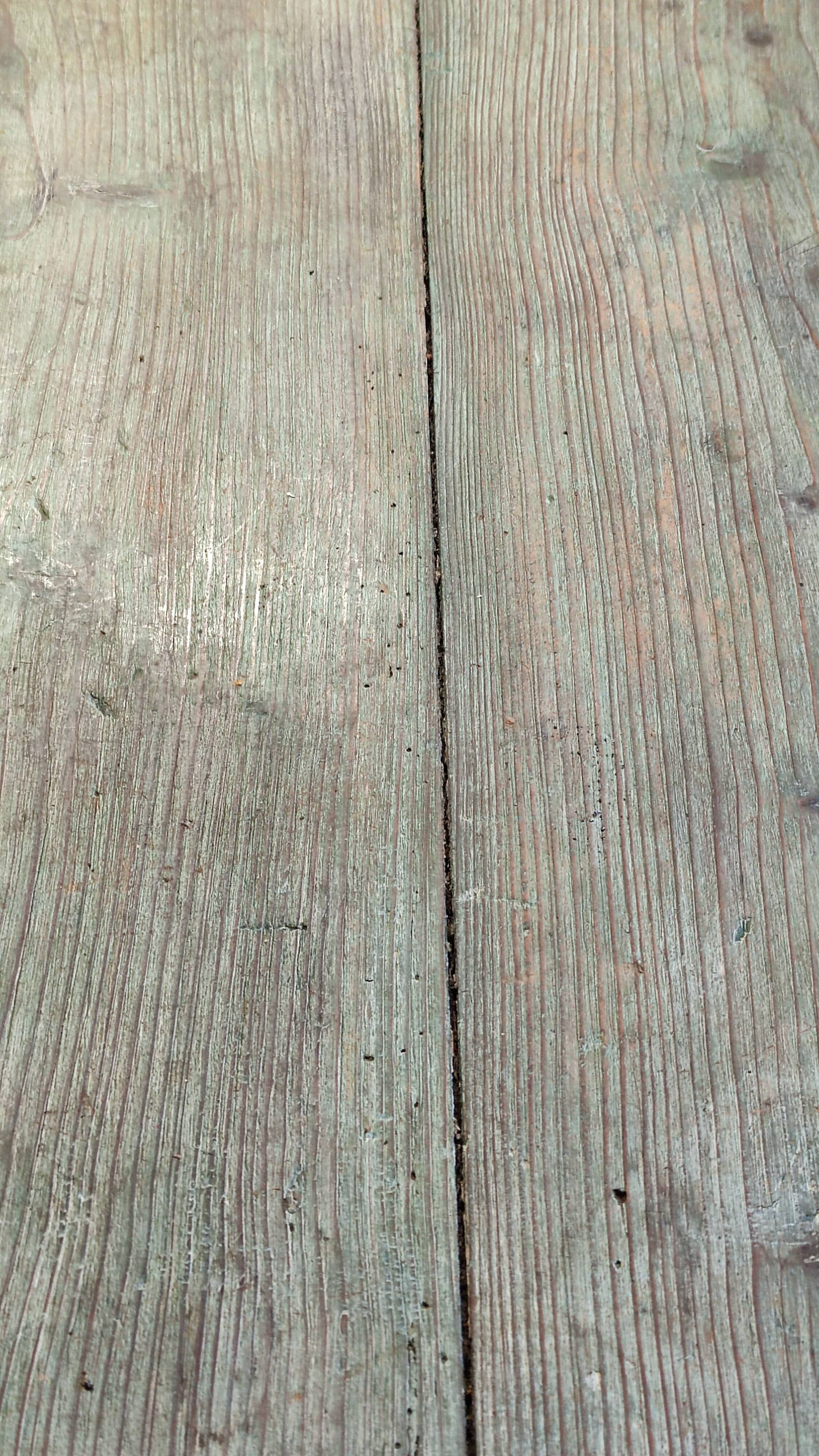 Farmhouse table green patina