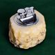 Alabaster lighter by Romano Bianchi, cream colour, Italy, 1970s