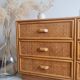 Rattan chest of drawers circa 1960s