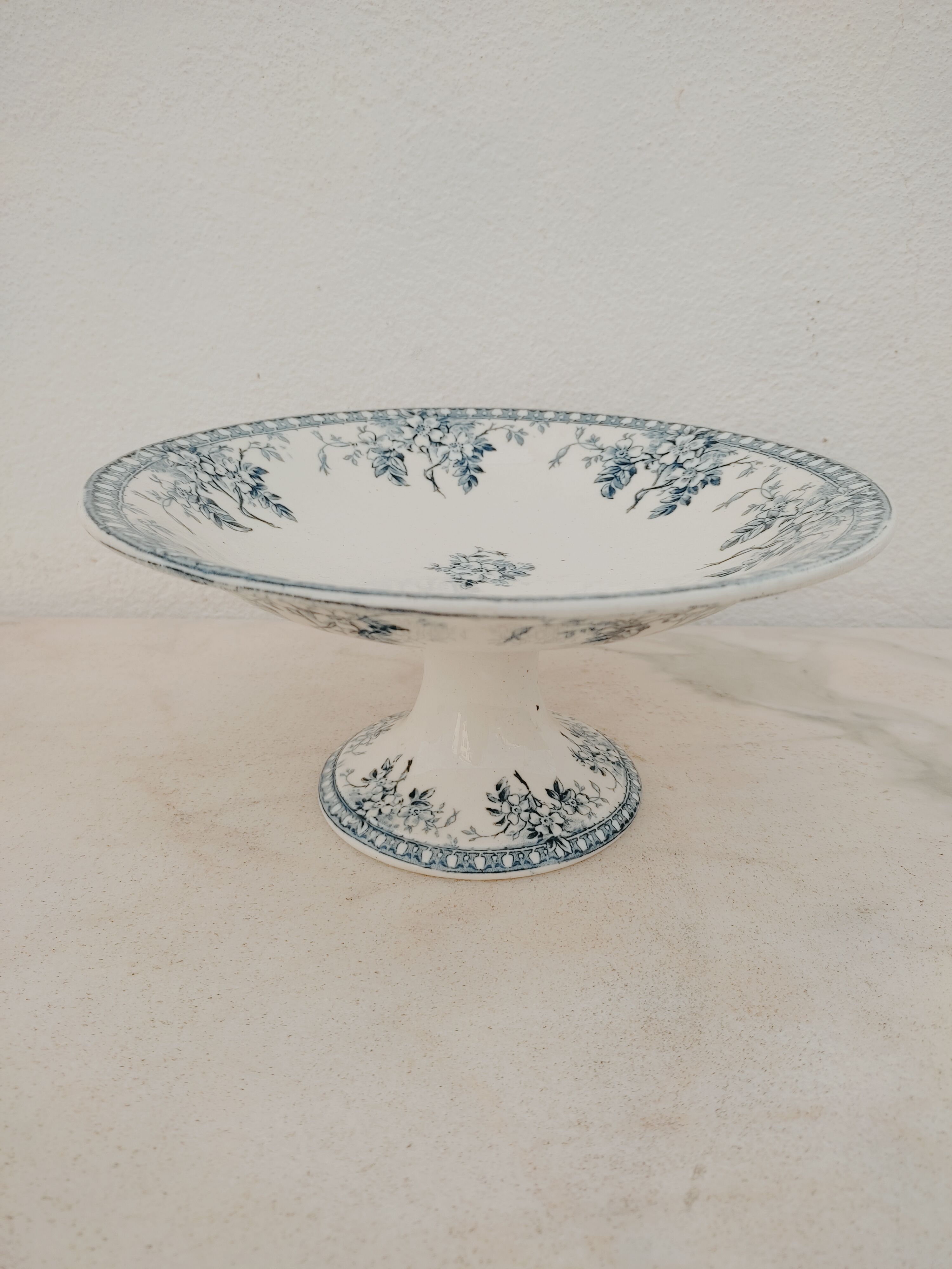 Compotier Gien in earthenware iron earth