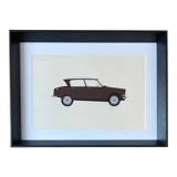 Deco design frame - citroën ami 6