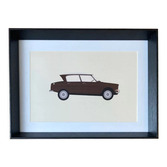 Deco design frame - citroën ami 6