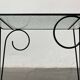 Table d'appoint en verre de style danois String des années 1960, milieu du siècle