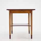 Borge Mogensen teak and Oak Coffee Table for Soborg Mobelfabric ,Denmark, 1960