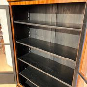 Biedermeier Bookcase, Cherry Veneer, South Germany 1820